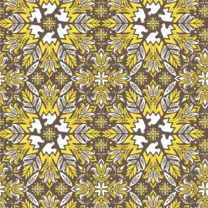 Brown Flower Pattern Brown Flower Pattern