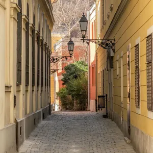 Budapest Castle District street Budapest Castle District street