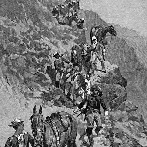 Buffalo Soldiers on mountain pass