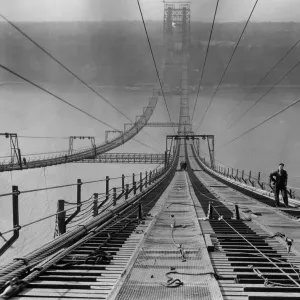 George Washington Bridge Construction Print George Washington Bridge Construction Print