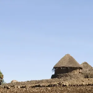 building, central ethiopia, clear sky, color image, colour image, copy space, day