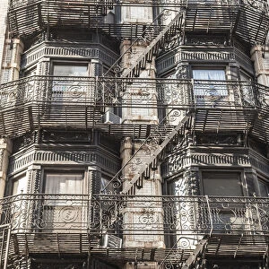 Building facade in Soho, New York
