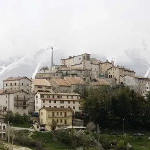 Castellucio Mountain Village Print Castellucio Mountain Village Print