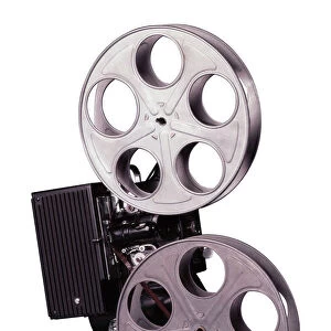 Burke / Triolo Productions, Circle, Cut Out, Entertainment, Film Projector, Film Reel