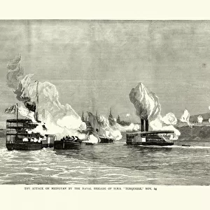 Third Burma War, Attack on Meingyan Naval Brigade of HMS Turquoise