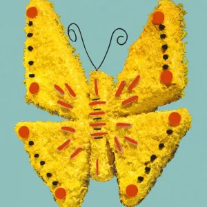 Butterfly Decorated Cake Butterfly Decorated Cake