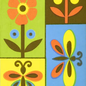 Butterfly and Flower Collage 1 Butterfly and Flower Collage 1