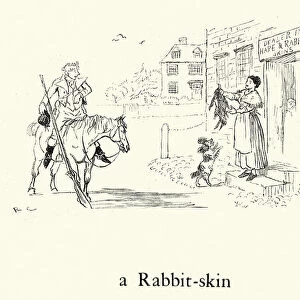 Bye, baby Bunting, Nursery Rhyme, Gone to fetch a rabbit skin