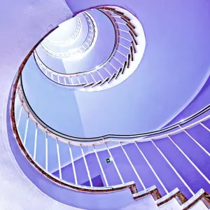 Munich Spiral Staircase Print