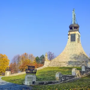 The Cairn of Peace or Mohyla miru, near Slavkov or Austerlitz, Prace village, Okres Vyskov district, Jihomoravsky region, Czech Republic The Cairn of Peace or Mohyla miru, near Slavkov or Austerlitz, Prace village, Okres Vyskov district, Jihomoravsky region, Czech Republic