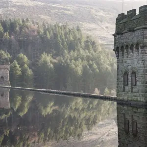 Calm Water at Derwent Dam Print