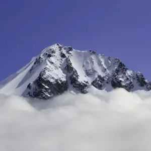 Canada, BC, Whistler, Mt. Trorey above clouds Canada, BC, Whistler, Mt. Trorey above clouds