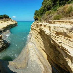 Canal D Amour beach near Sidari, Corfu, Greece