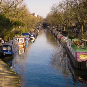 A canal view in Little Venice A canal view in Little Venice