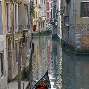 In the canals of Venice Italy