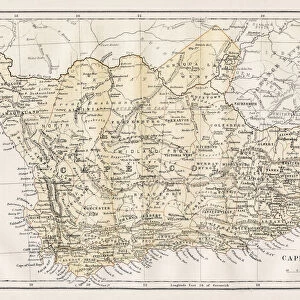 Cape Colony map 1883