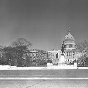 Capitol Building, Washington DC, USA, (B&W)