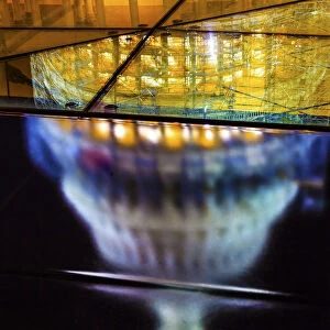 US Capitol reflecting in glass, Washington DC, USA