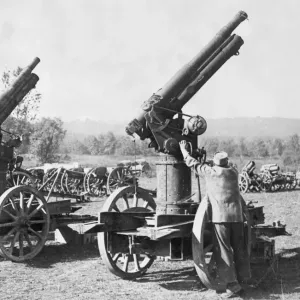 Captured Canons Print, 1916