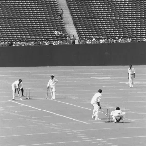 Caribbean And United States Cricket Teams In Action Caribbean And United States Cricket Teams In Action