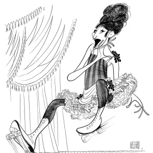 Caricature Of Barbra Streisand Caricature Of Barbra Streisand