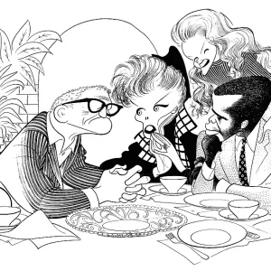 Caricature Of The Cast Of Guess Who's Coming To Dinner Caricature Of The Cast Of Guess Who's Coming To Dinner