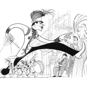 Caricature Of The Cast Of The Music Man Caricature Of The Cast Of The Music Man