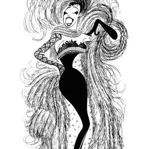 Caricature Of Josephine Baker Caricature Of Josephine Baker