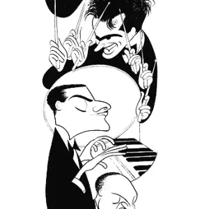 Caricature Of Members Of Benny Goodman's Band Caricature Of Members Of Benny Goodman's Band
