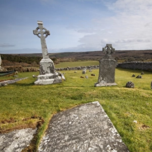 carran church cemetery in the burren region
