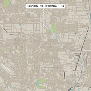 Carson California US City Street Map