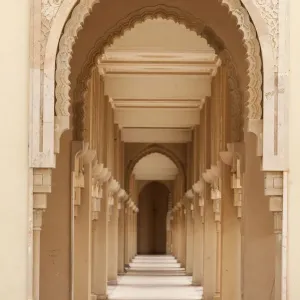 Casablanca, Morocco: Intricate exterior marble and mosaic stone archway outside of Hassan II Mosque in Casablanca, Morocco Casablanca, Morocco: Intricate exterior marble and mosaic stone archway outside of Hassan II Mosque in Casablanca, Morocco