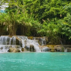 Tat Kuang Si Waterfalls Print Tat Kuang Si Waterfalls Print