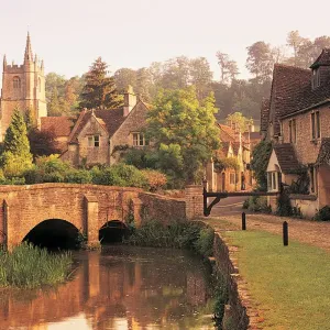 Castle Combe Print - A Cotswolds Village Scene Castle Combe Print - A Cotswolds Village Scene