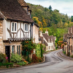 Castle Combe in the Fall, Wiltshire, England