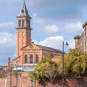 Castlefield area and the Congregational church Castlefield area and the Congregational church