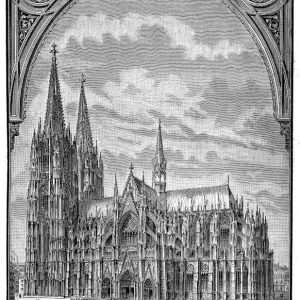 Cathédrale de Cologne, Rhénanie-du-Nord-Westphalie, Allemagne. Cathédrale de Cologne, Rhénanie-du-Nord-Westphalie, Allemagne.