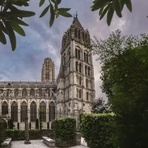 Rouen Cathedral Night Print Rouen Cathedral Night Print
