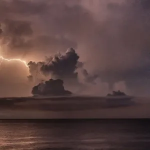 Catumbo Lightning over Venezuela