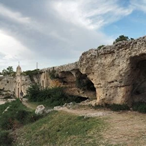 Cave Dwellings And Ancient Rock Church In Gravina Di Matera (Matera Canyon), Basilicata, Southern Italy