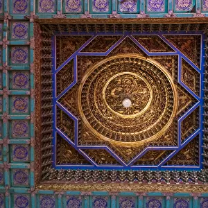 Detail of ceiling, view from below