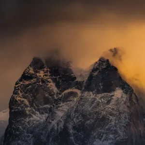 The central Monte Rosa massif peak in switzerland The central Monte Rosa massif peak in switzerland