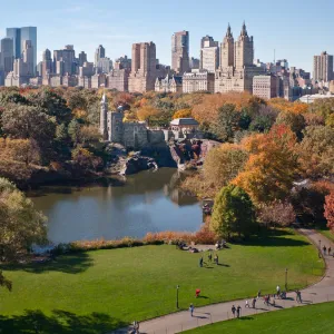 Central Park West Skyline in Autumn