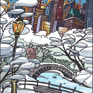 Central Park Winter Print Central Park Winter Print