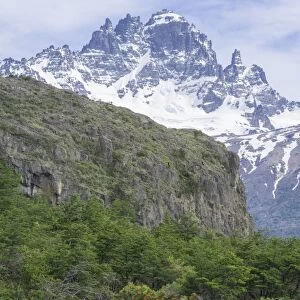Cerro Castillo mountain range, Villa Cerro Castillo, Aysen, Chile