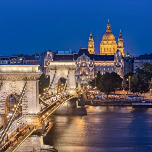 Chain bridge of Budapest, Hungary