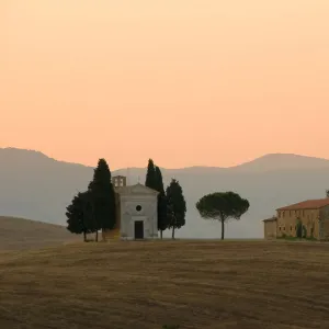 Chapel of Vitaleta in Tuscany Val D orcia