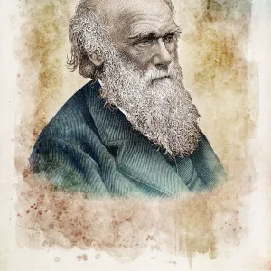 Charles Darwin scientist naturalist portrait