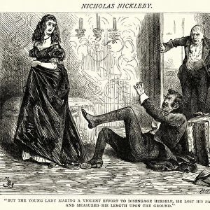 Charles Dickens, Nicholas Nickleby, he lost his balance