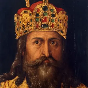 Charles the Great. Artist: Dürer, Albrecht, (Workshop) Charles the Great. Artist: Dürer, Albrecht, (Workshop)
